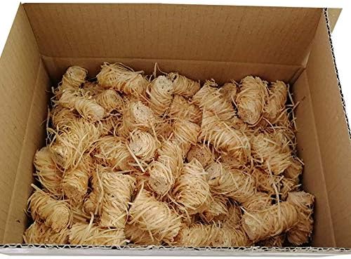 Natural Eco Wood Firelighters - 500 Wood Wool Flame Fire Starters Great for Lighting Fires in Stoves, BBQ's, Pizza Ovens & Smokers, Safe Charcoal