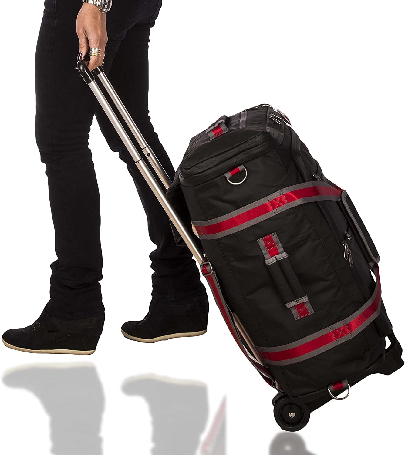 Small Lightweight & Compact Folding Travel Trolley Hand Cart. Weighs 900Grams Only. Amazons Choice.