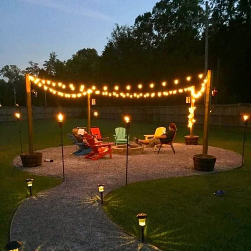 Solar Garden Lights, 60 LED 36Ft Waterproof Outdoor String Lights Solar Powered Crystal Ball Decorative Lights for Garden,Patio,Yard,Home,Chrismas Tree,Parties,Warm White, 36Feet