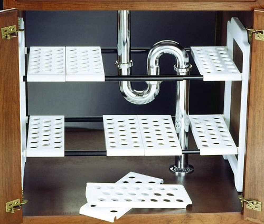 under Sink Storage for Organisation, White