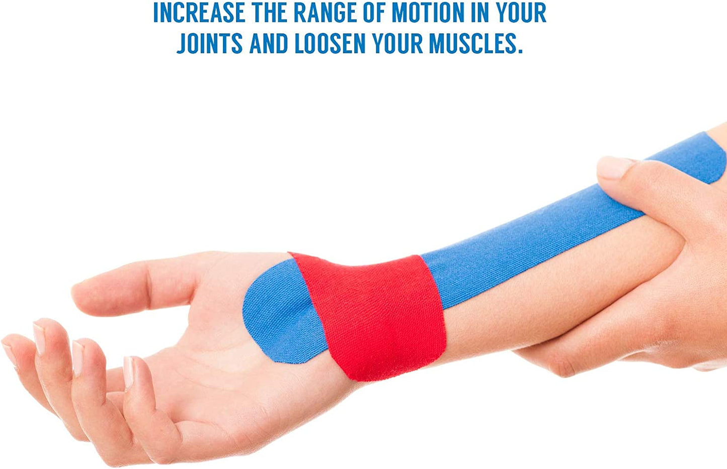 Kinesiology Tape | 5M Roll of Elastic Muscle Support Tape for Exercise, Sports & Injury Recovery