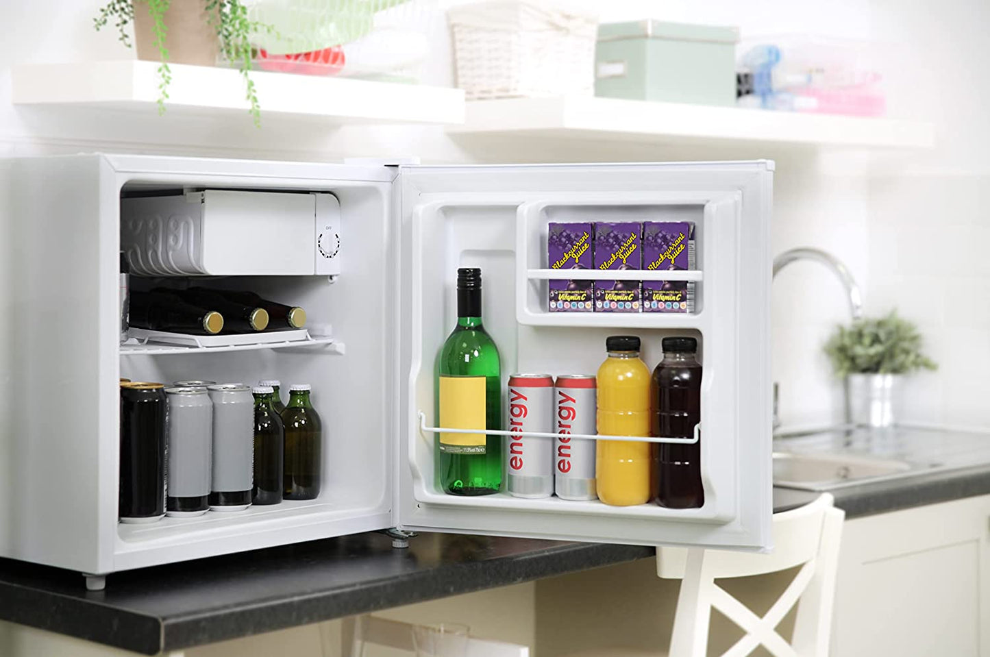 RHTTLF1 43L Table Top F Energy Rating Fridge White