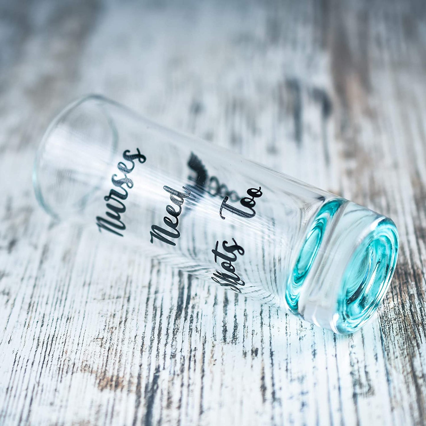 Shot Glass Nurses Gifts - Nurse’S Appreciation Shot Glass - Funny Colored Shot Glass (1 Glass) 2 Sided