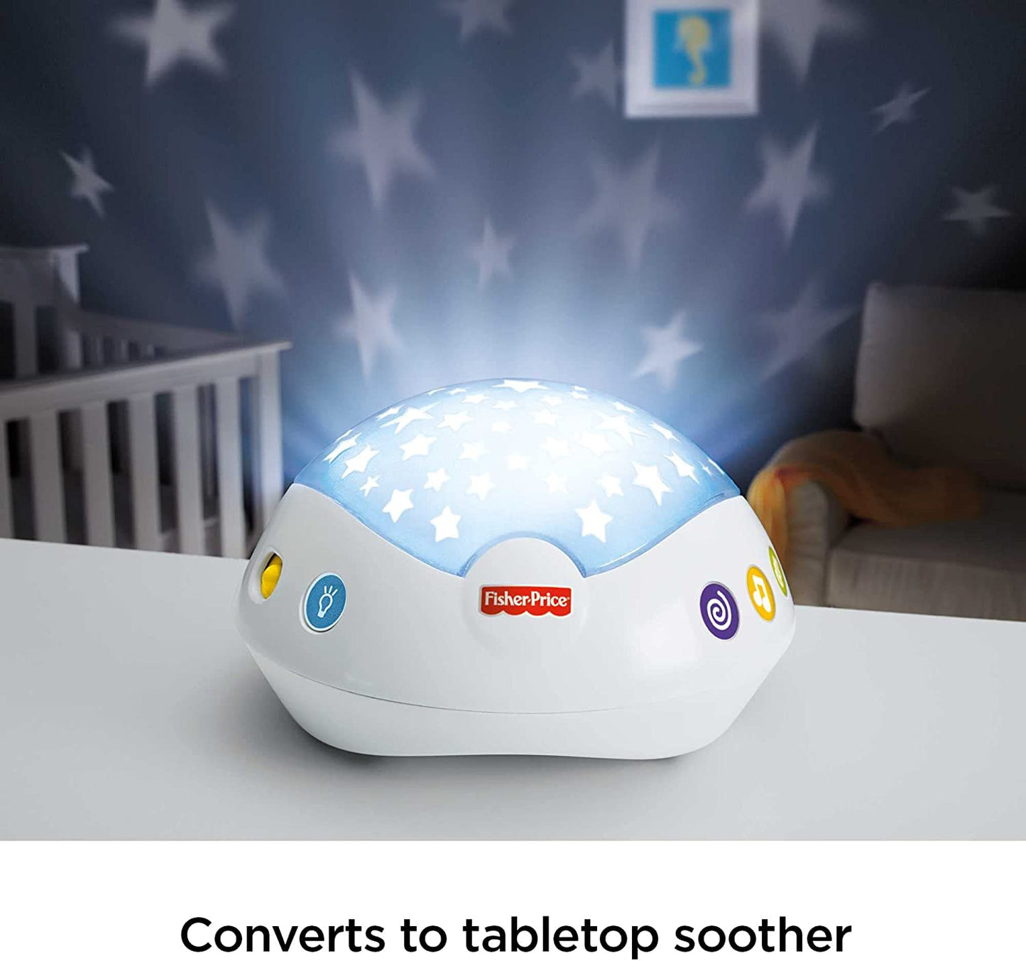 Butterfly Dreams 3-In-1 Projection Mobile - Crib Toy & Sound Machine - Star Projection - Soothing Music - Gift for Babies