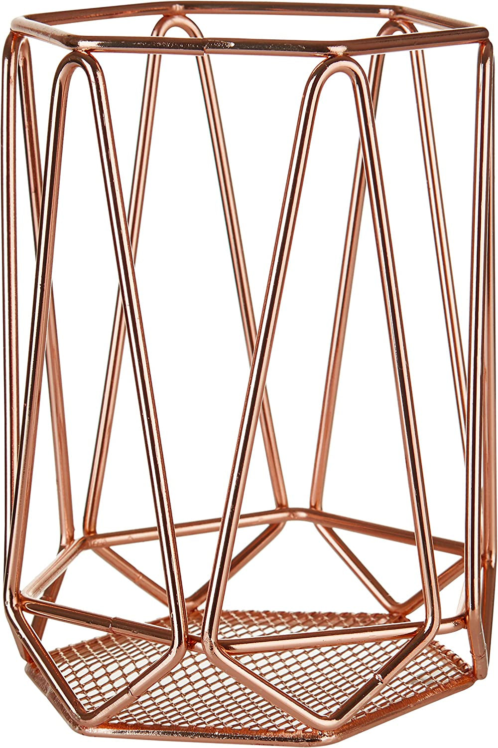 Vertex Utensil Holder - Copper Plated