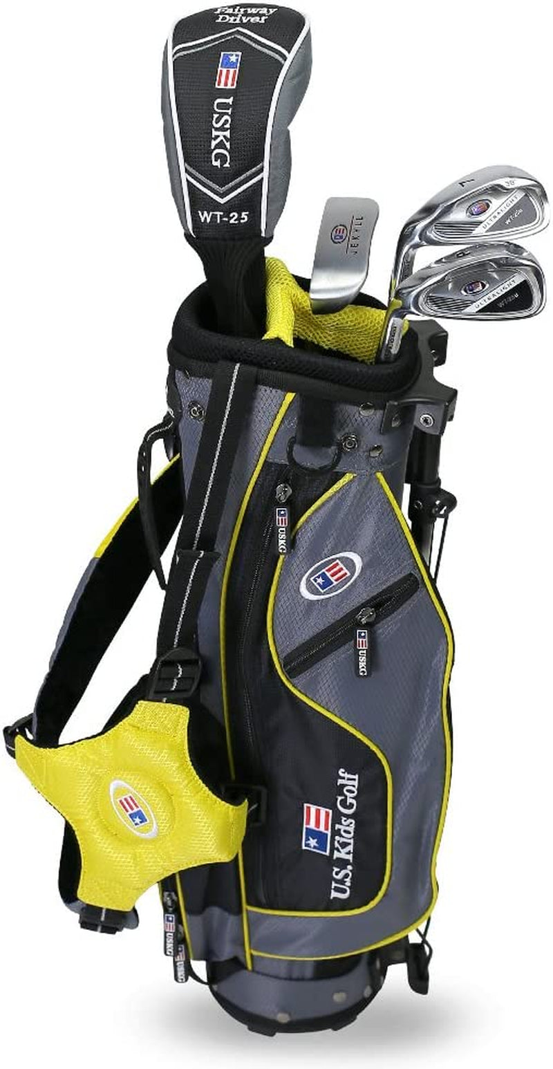 U.S. Kids 2017 Golf Ultra Light, 4 Club Stand Golf Set with Bag (42" Height)