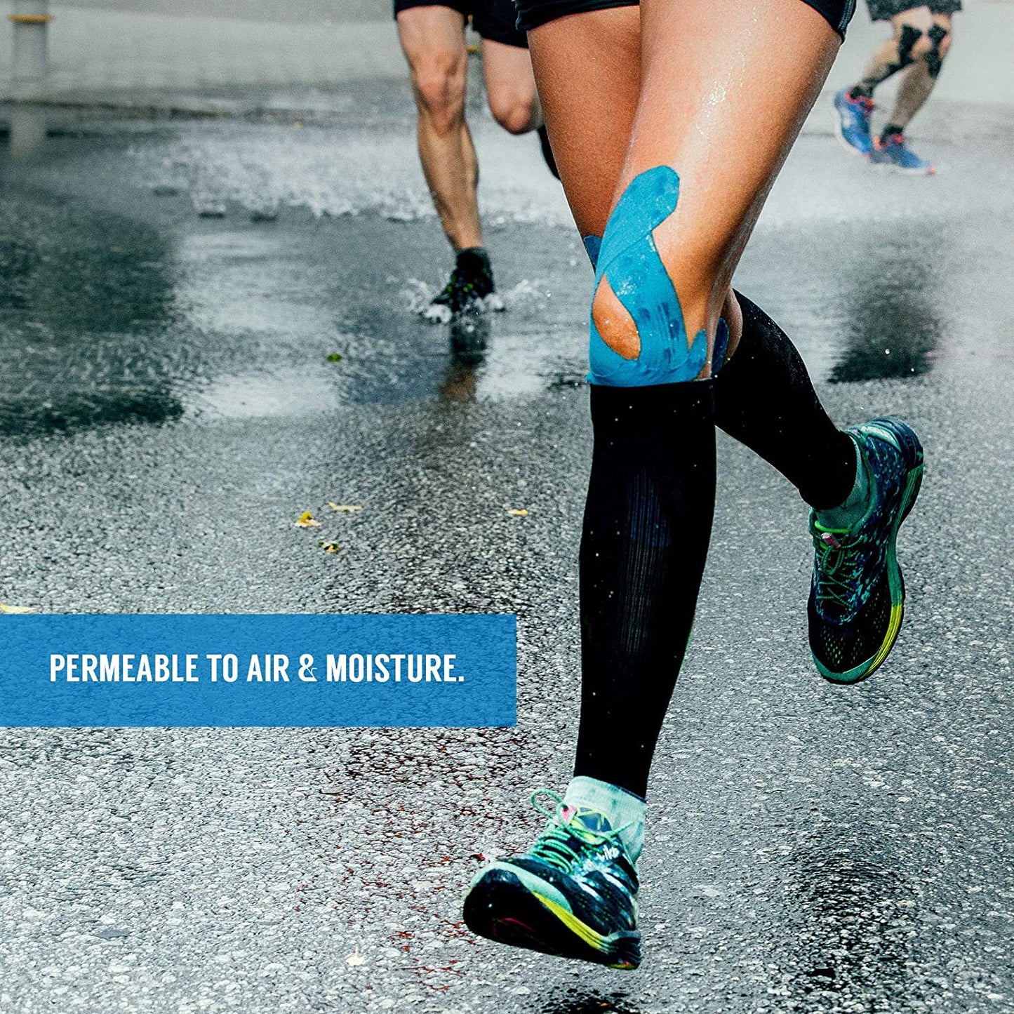Kinesiology Tape | 5M Roll of Elastic Muscle Support Tape for Exercise, Sports & Injury Recovery