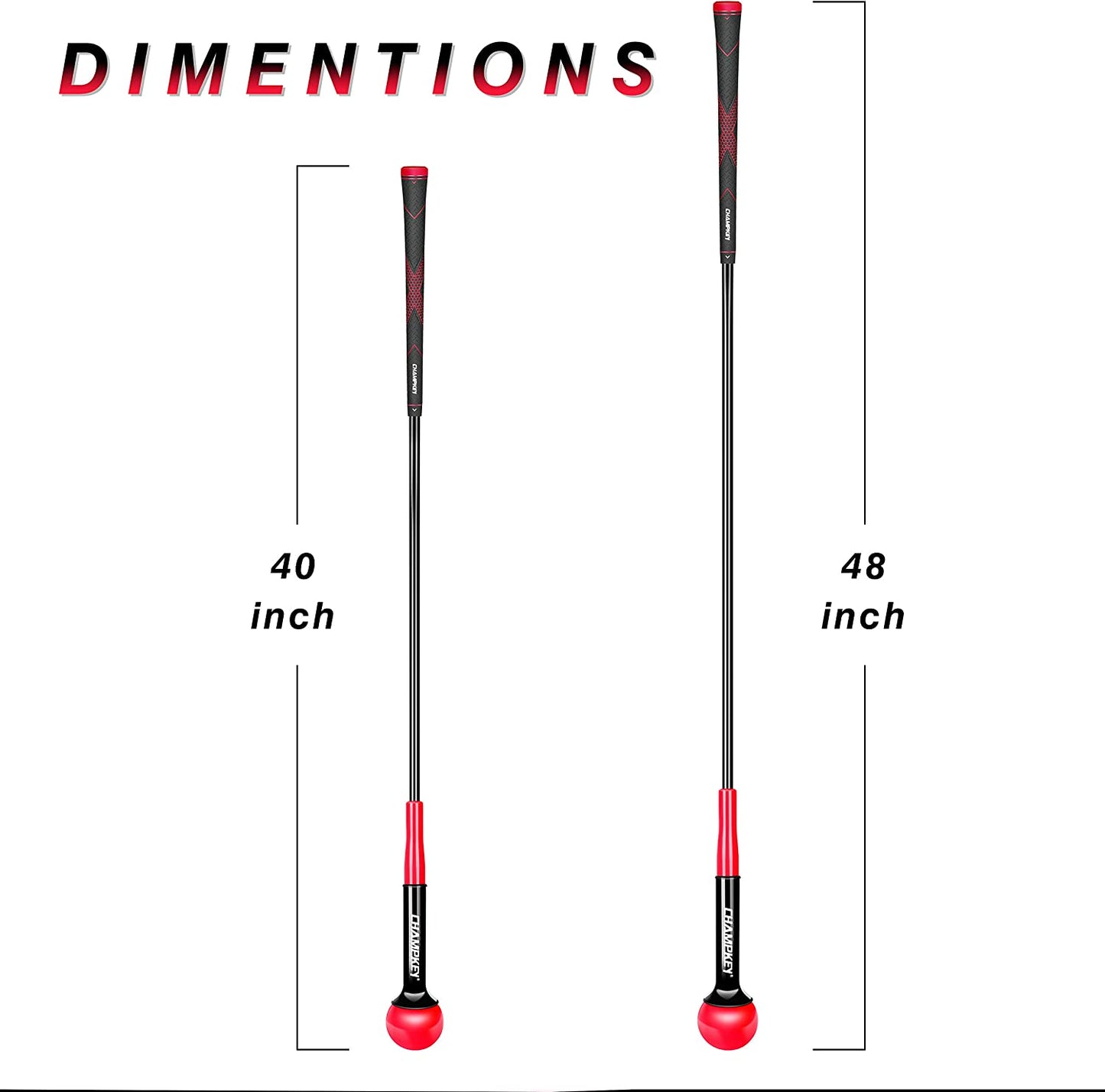 Golf Swing Trainer - Tempo & Flexibility Training Aids Warm-Up Stick Ideal for Golf Indoor & Outdoor Practice