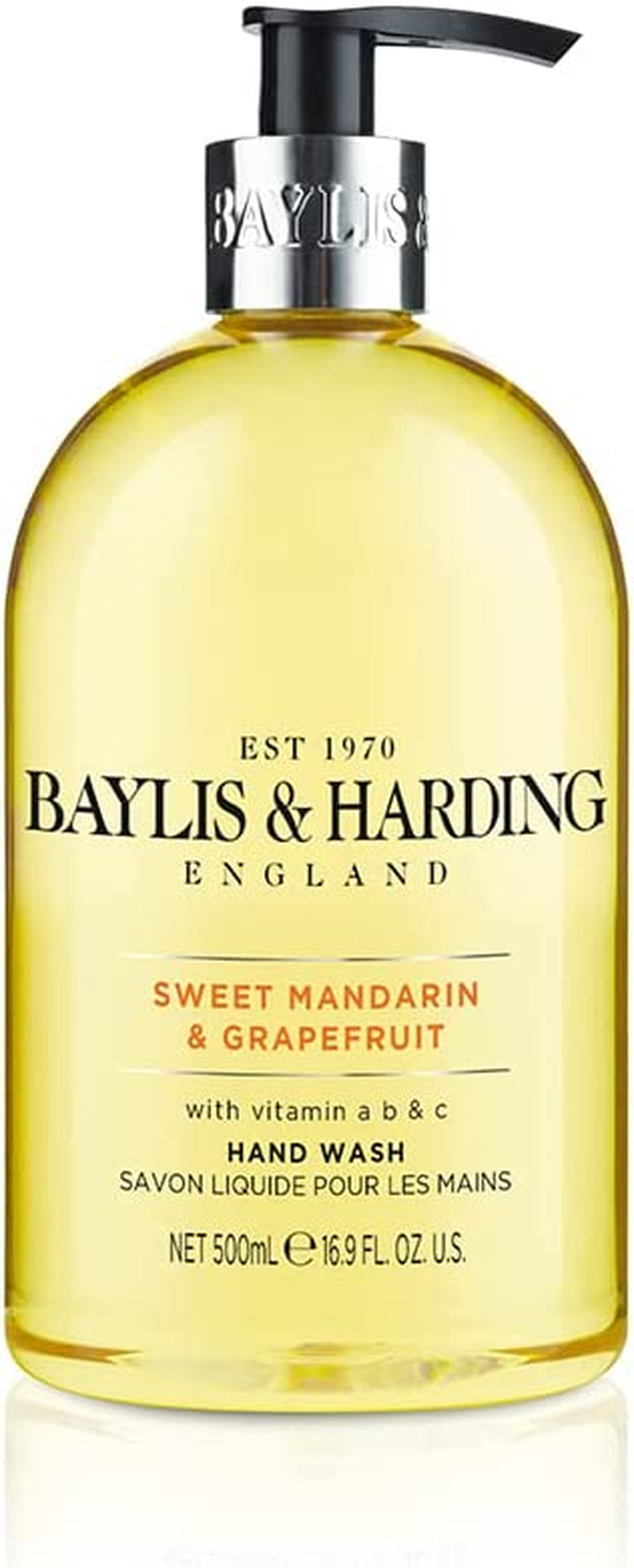 Sweet Mandarin and Grapefruit Hand Wash, 500 Ml, Pack of 3 (Packaging May Vary) - Vegan Friendly