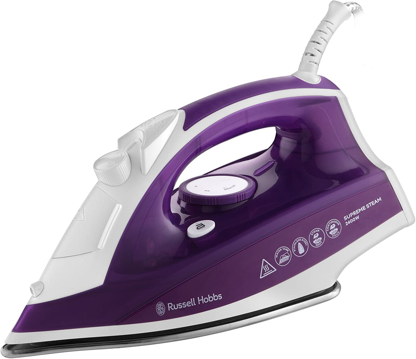 Supreme Steam Traditional Iron 23060, 2400 W, Purple/White