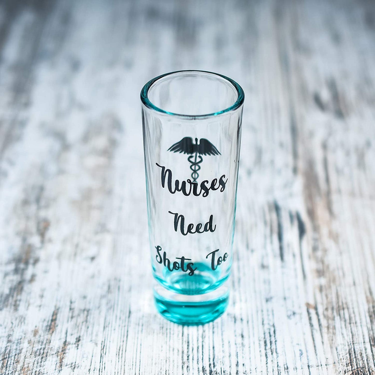 Shot Glass Nurses Gifts - Nurse’S Appreciation Shot Glass - Funny Colored Shot Glass (1 Glass) 2 Sided