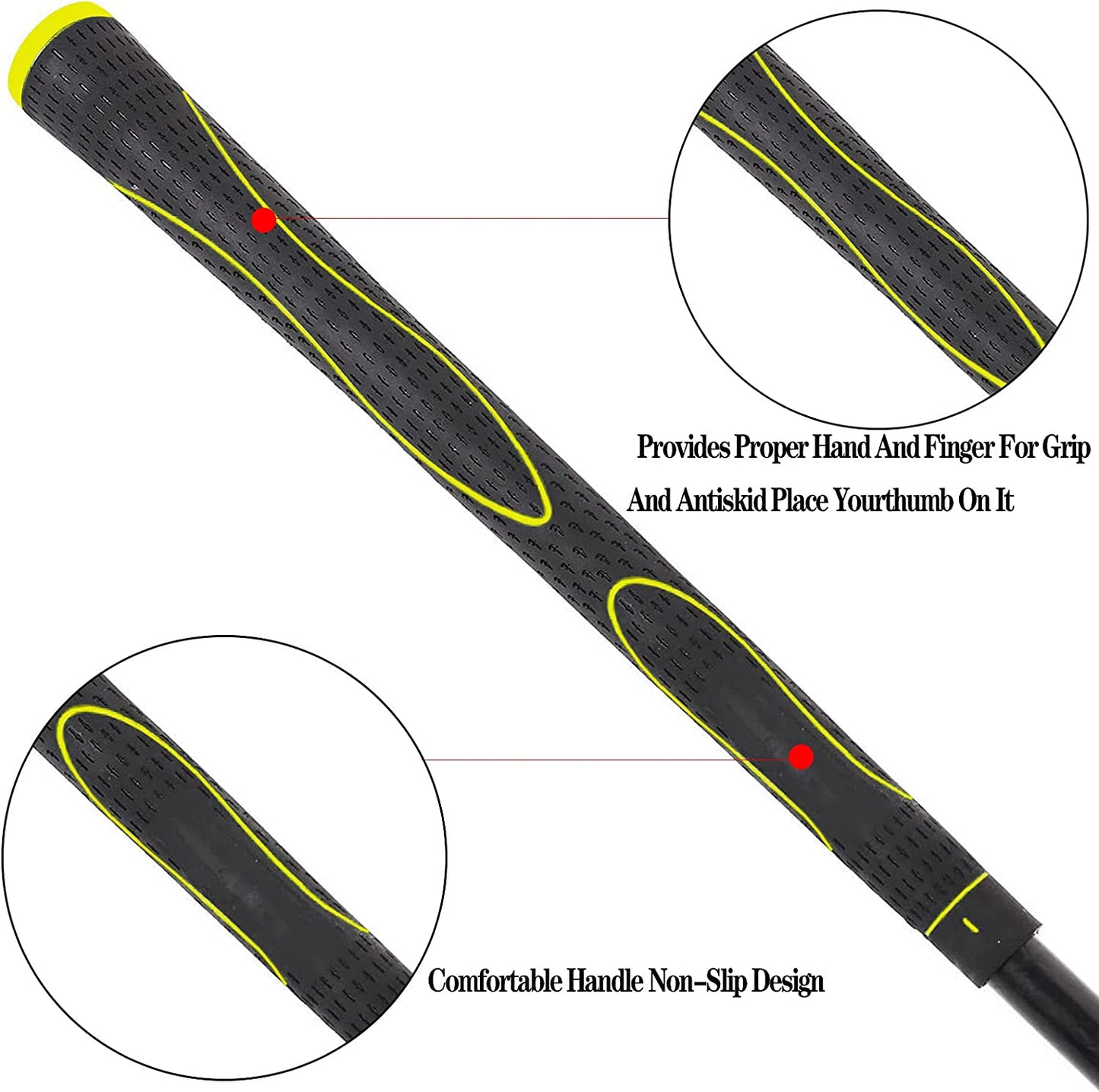 Golf Swing Trainer Training Aid Warm-Up Strength Speed Stick Tempo Ball Practice Tool 40 48 Inch, Golf Club Equipment Aids On-Course Accessory Grip Strength Outdoor
