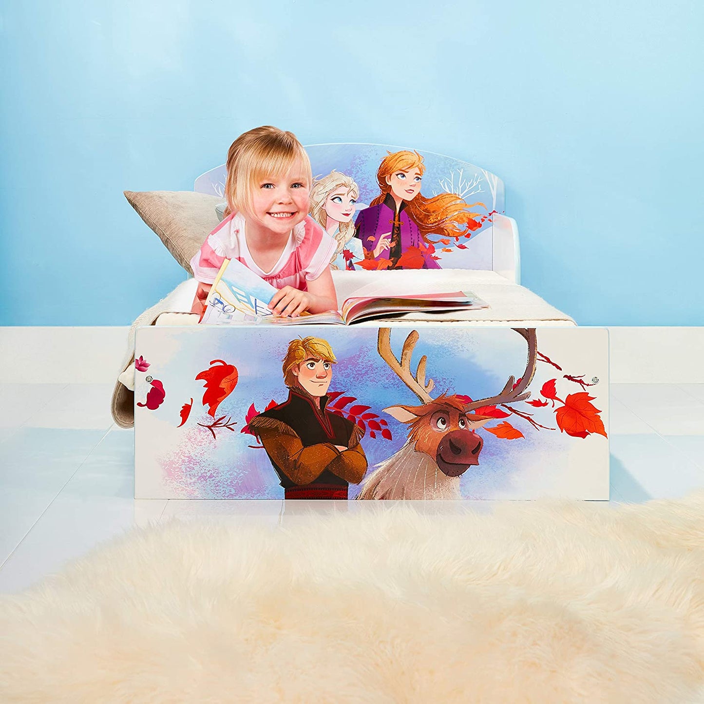 Frozen Kids Toddler Bed by Hellohome, Single