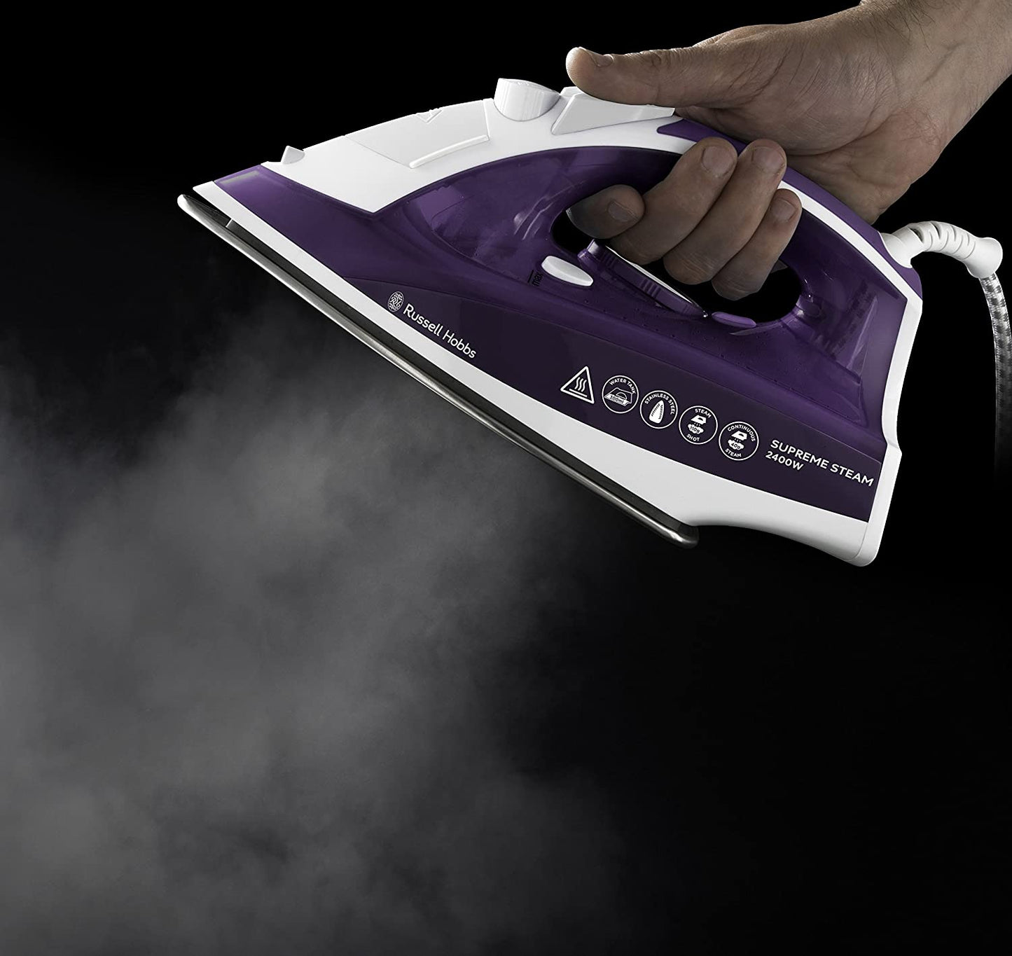 Supreme Steam Traditional Iron 23060, 2400 W, Purple/White