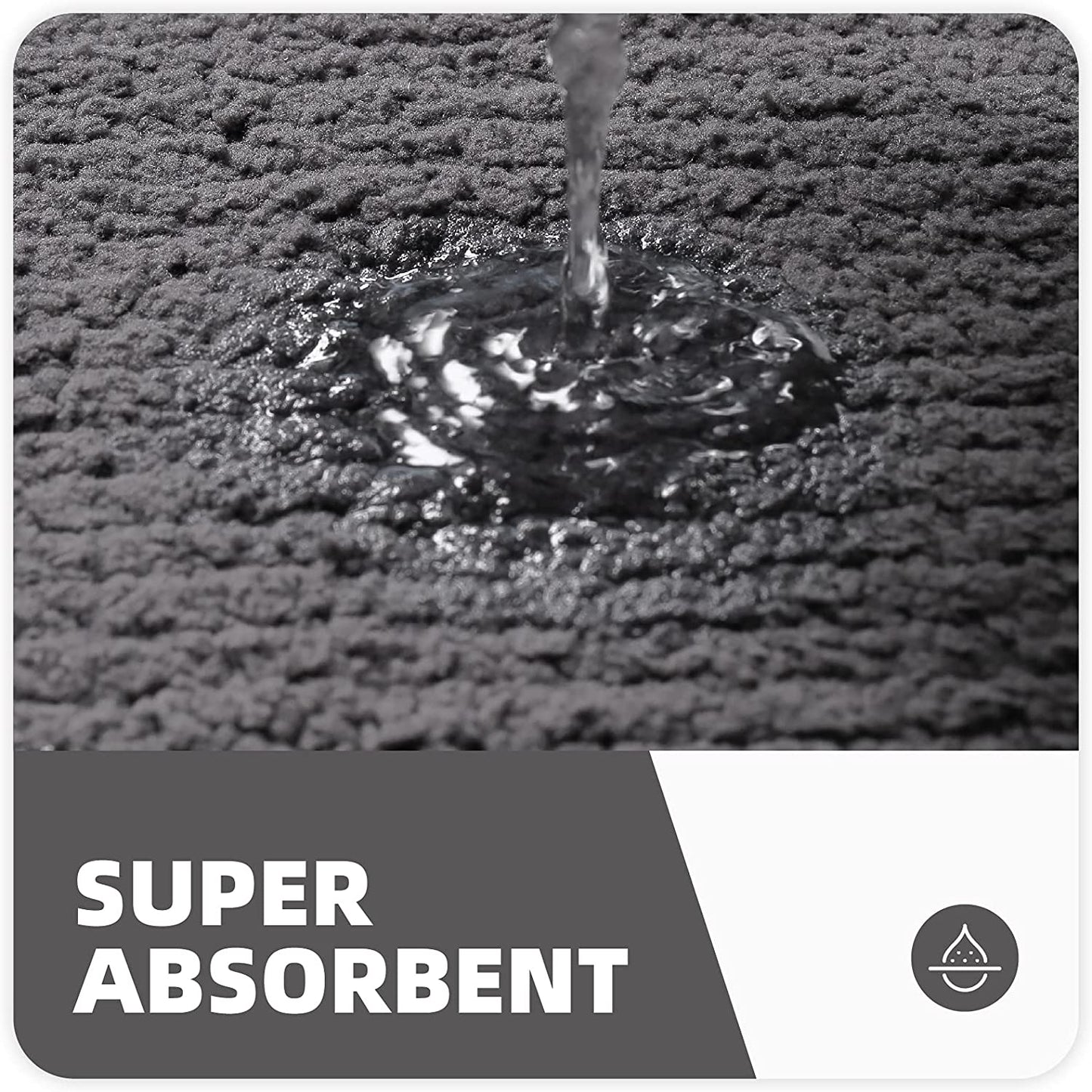 Color G Door Mat 50 X 80 Cm, Doormat Dirt Trapper Non-Slip, Machine Washable, Soft, Absorbent Entrance Rug Floor Mat for Entryway, Patio, Hallway, Garden, Indoor, Outdoor, Pets and Dogs (Black)