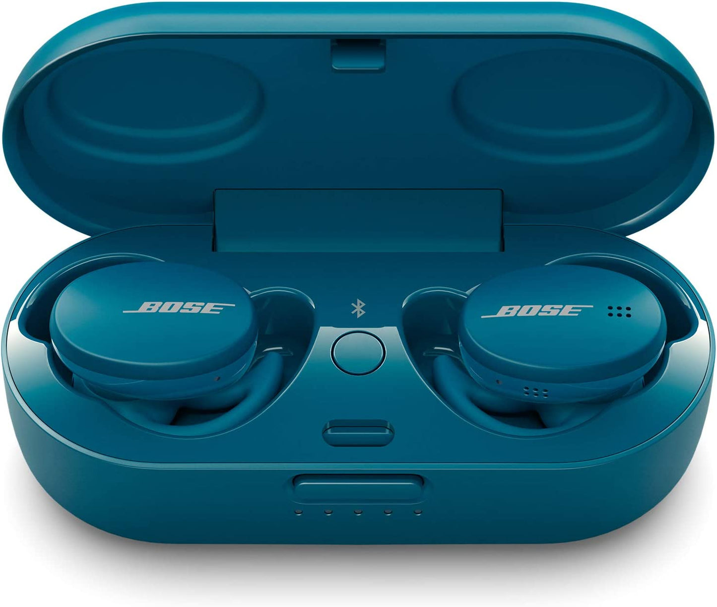 Sport Earbuds—True Wireless Earphones—Bluetooth Headphones for Workouts and Running—Baltic Blue