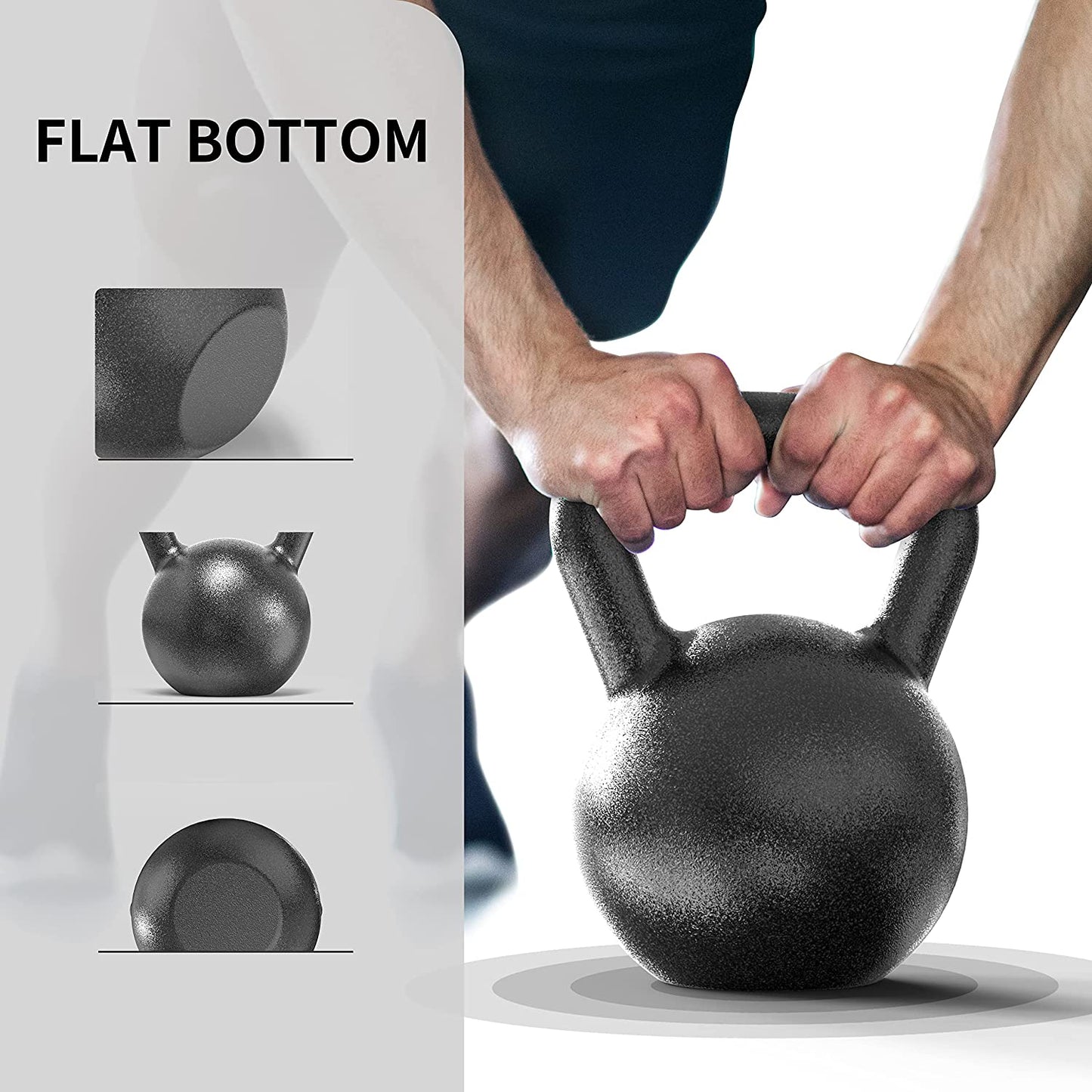 PROIRON Cast Iron Kettlebell Weight for Home Gym Fitness & Weight Training (4KG-24KG)