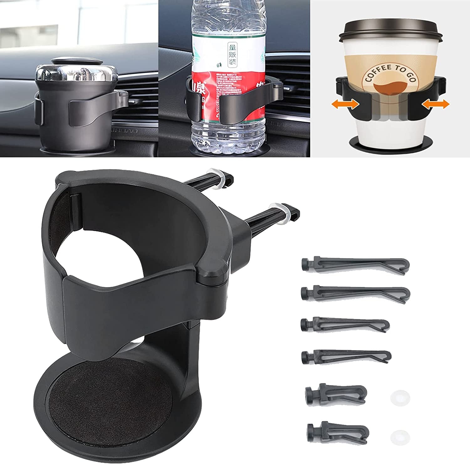 Cup Holder Car Car Door Seat Coffee Bottle Universal Adjustable Can Mug
