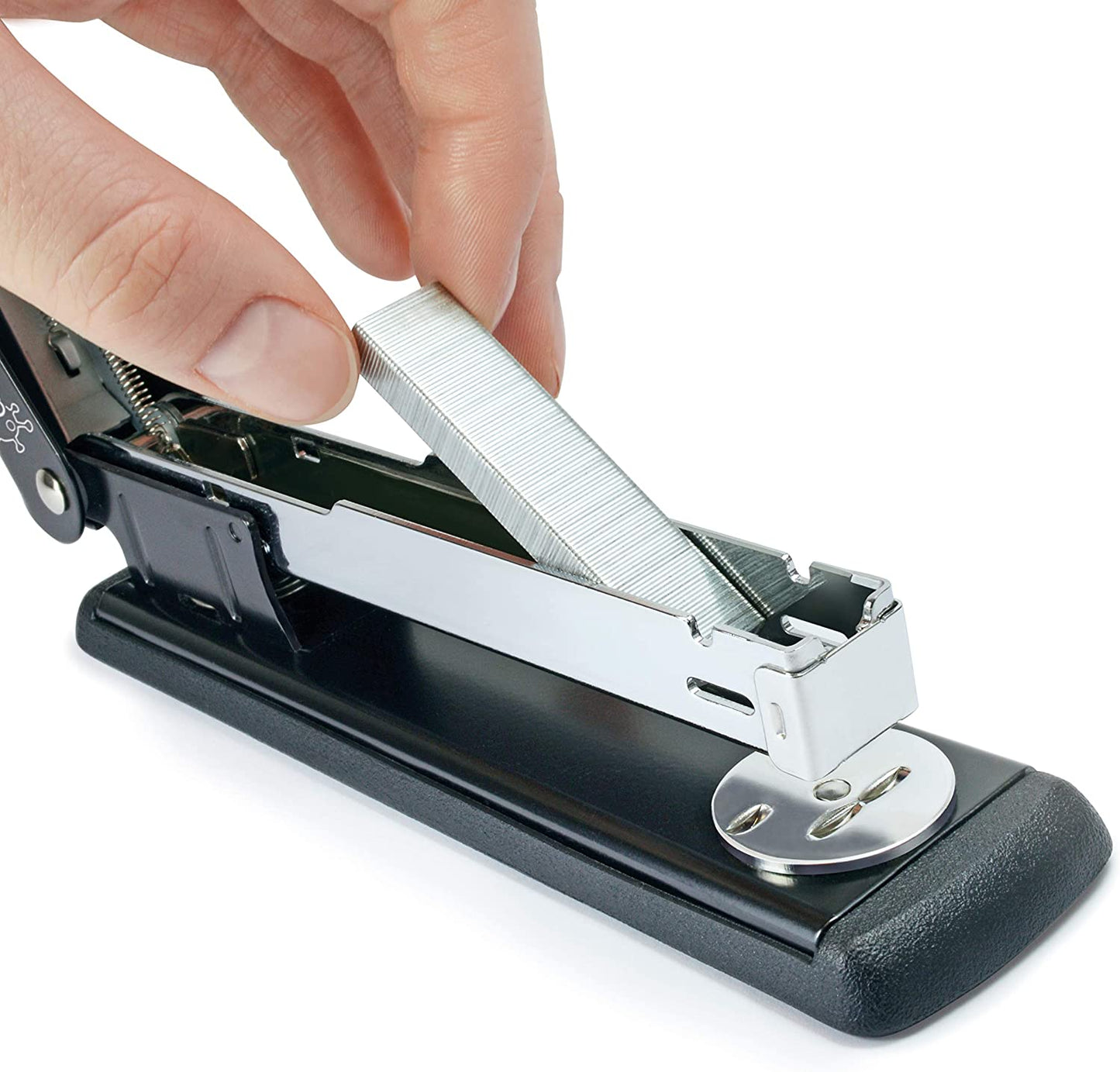 1602 Germ-Savvy Antibacterial Marlin Stapler, 25 Sheet Capacity, Black & 2,000 X 26/6 Mm Staples