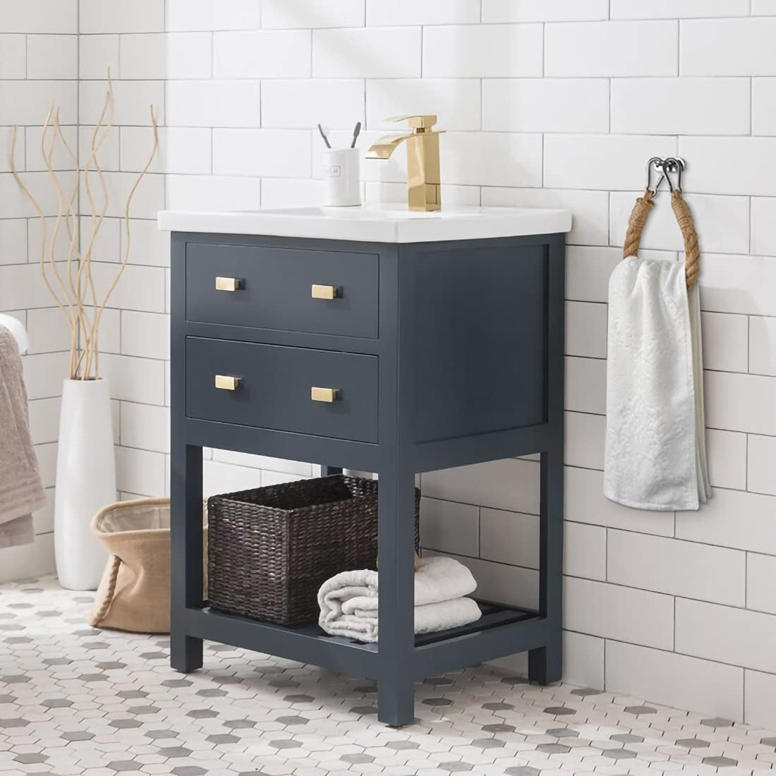 Toilet Roll Holder, Antique Industrial Style Toilet Roll Holder Towel Rails Wall Mounted Towel Rack Bathroom Decor Accessories Bath Towel Rings