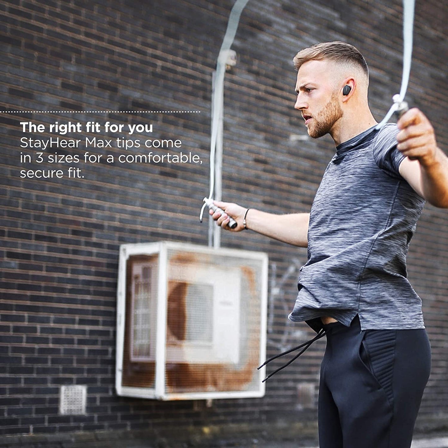 Sport Earbuds—True Wireless Earphones—Bluetooth Headphones for Workouts and Running—Baltic Blue