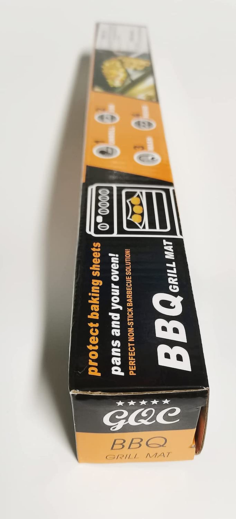 GQC Grill Mat, Set of 6 BBQ Grill Mat Non Stick Barbecue Baking Mat, Teflon Cooking Mats for Electric Grill Gas Charcoal BBQ, Fda-Approved, Pfoa-Free, 15.75 * 13Inch,Reusable and Easy to Clean