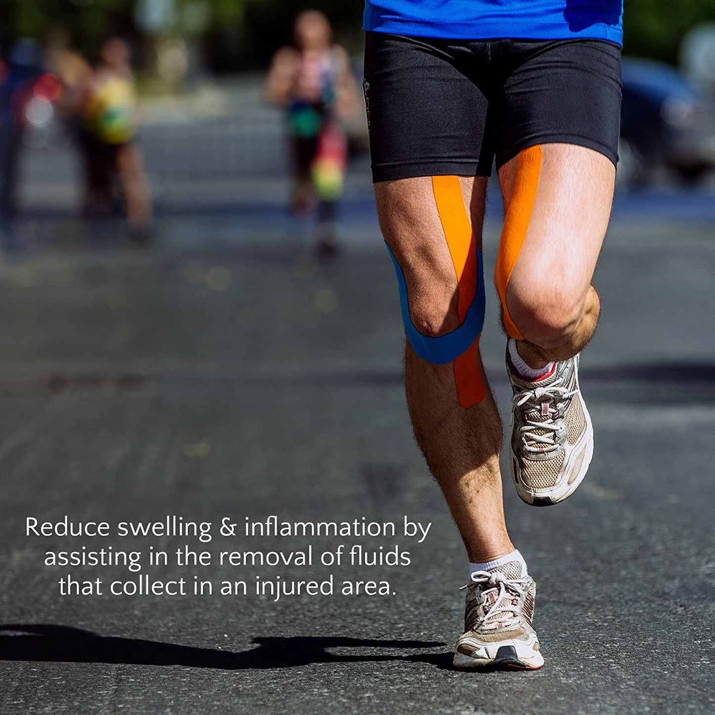 Kinesiology Tape | 5M Roll of Elastic Muscle Support Tape for Exercise, Sports & Injury Recovery