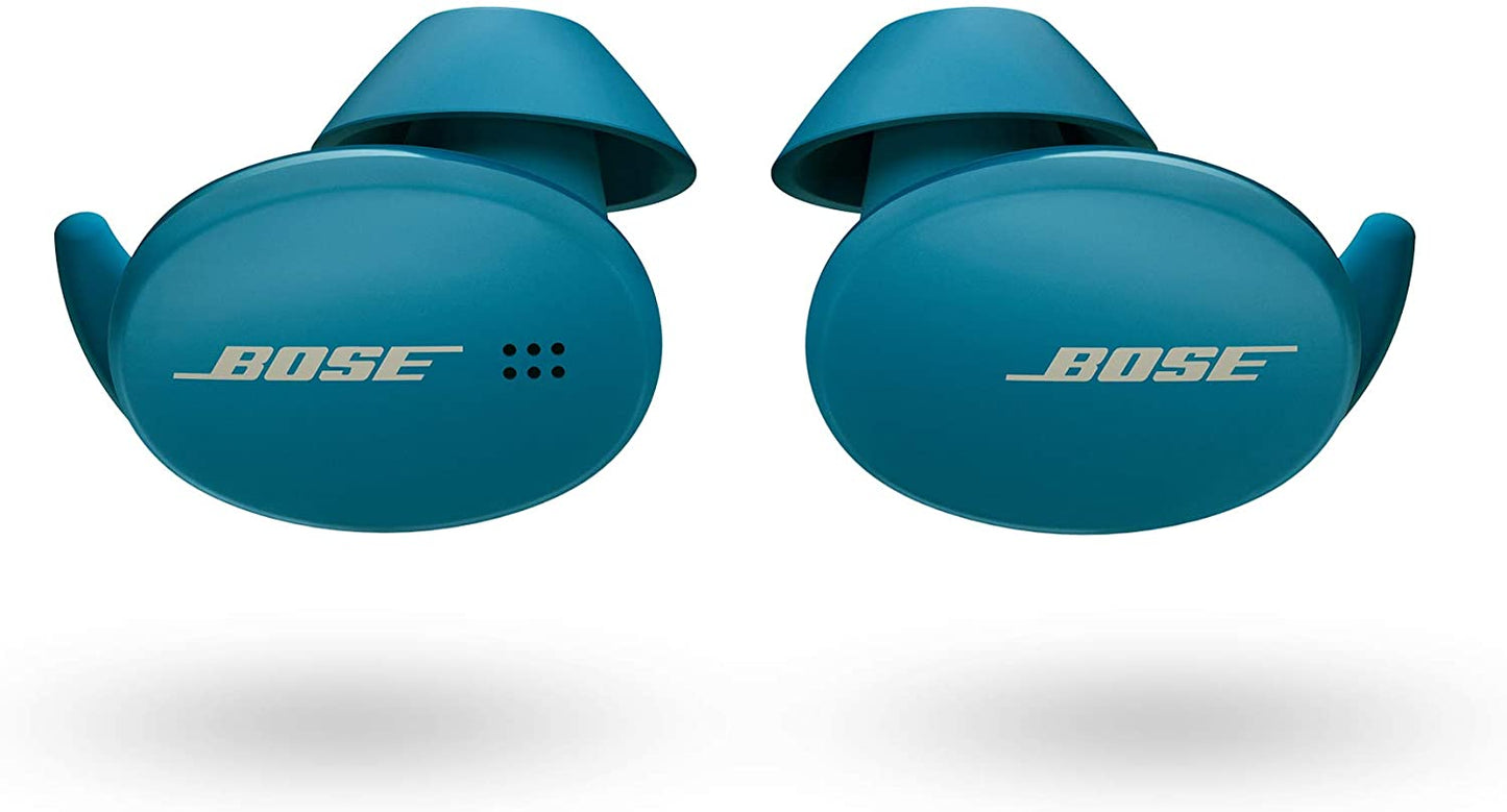 Sport Earbuds—True Wireless Earphones—Bluetooth Headphones for Workouts and Running—Baltic Blue