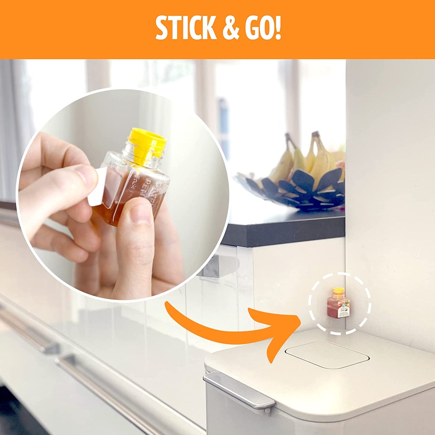 Fruit Fly Trap - 2 Pack - Highly Effective Ecological Fruit Fly Traps Indoor - Environmentally Responsible Fruit Fly Killer - User Friendly - up to 3 Weeks per Bottle