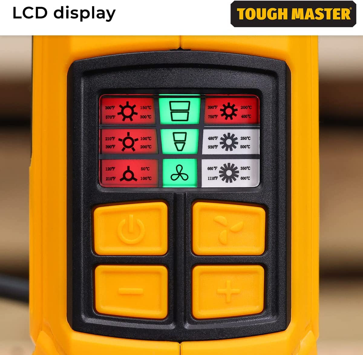 Heat Gun 2000W Paint Stripper, 1.8M Corded 12 Heat Setting, 4 Nozzle Memory Function, 240V Home Improvement Tool, LED Hot Air Glue Gun DIY