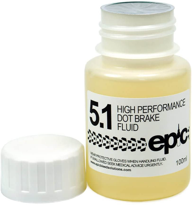 Epic SRAM Bleed Kit & DOT Fluid - Bleeding Edge Tool Included - Code, G2, Guide, Level, Etap HRD. Compatible with All SRAM Brake Models. 100Ml High Performance DOT 5.1 Brake Fluid Included