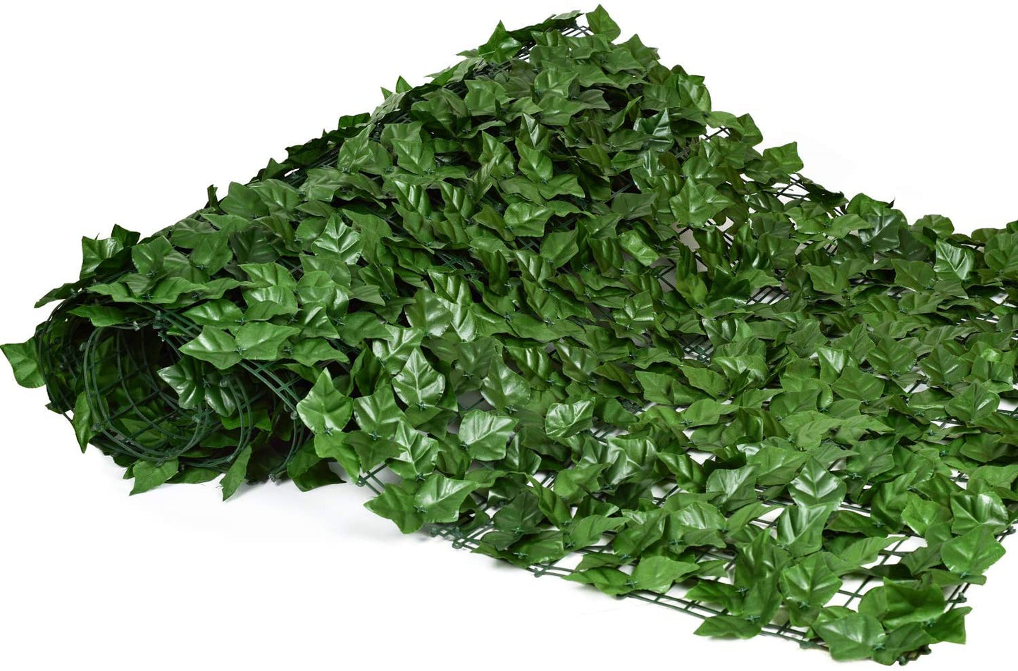 Artificial Ivy Privacy Fence Screen, Artificial Hedges Fence and Faux Ivy Vine Leaf Decoration for Outdoor Decor, Garden (1.5 X 2.5 Meter)