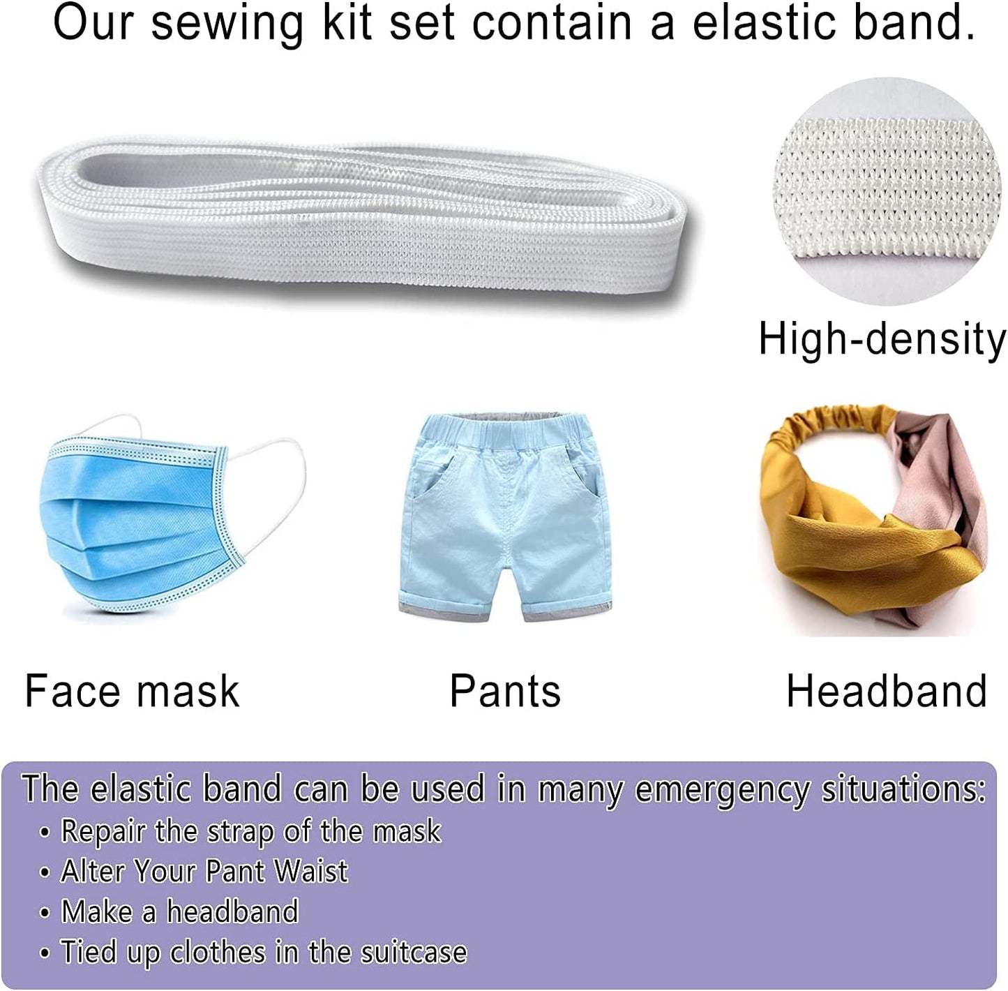 Sewing Kit, Small Sewing Kit 113 Piece Sewing Accessories with Zipper Case, for Home,Travel,Emergency,Adults and Beginners,With Mending,Scissors,Needles and Thread Kits Tape Measure Etc