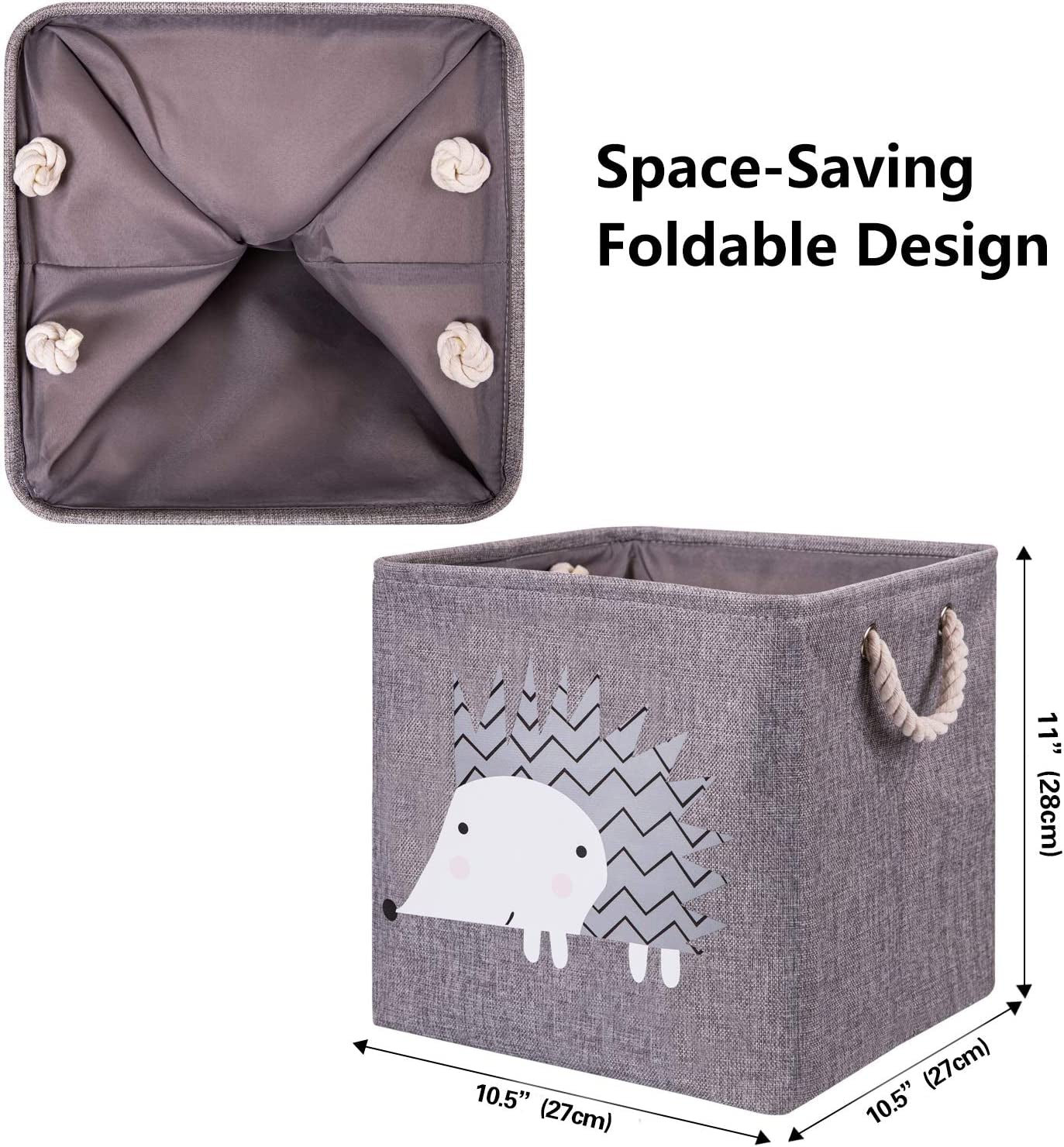 Storage Boxes Toy Box, 4-Pack Toy Storage for Kids, Toy Storage Baskets for Ikea, Shelf, Baby, Kids, Nursery, Office, Closet