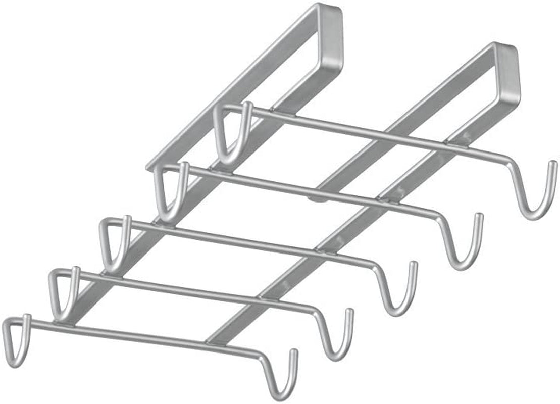Shelf Mug Holder, Polytherm Coated, Silver, Spidermug