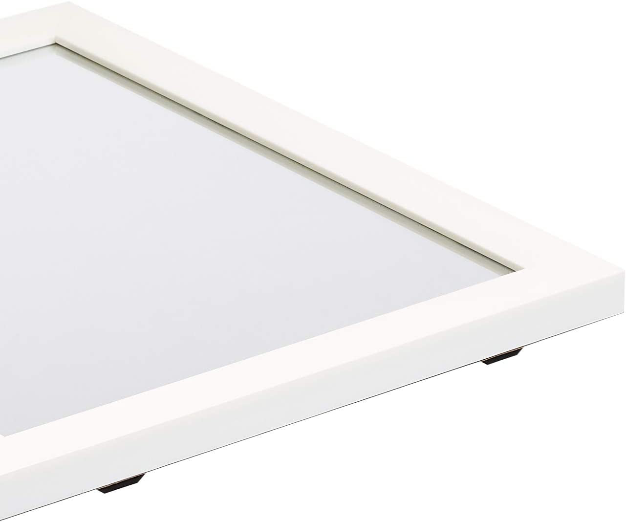 Rectangular Wall Mirror 40.6 X 50.8 Cm - Standard Trim, White