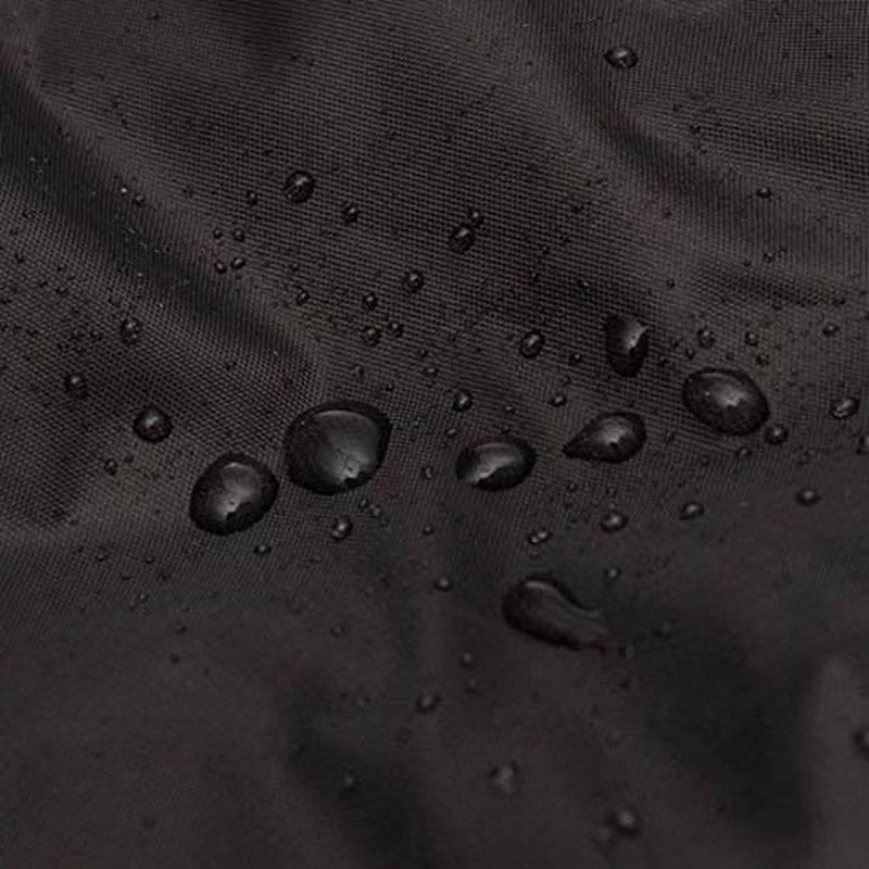 Waterproof Car Front/Rear Seat Covers Tear Resistant Fabric in Black (Front Black)