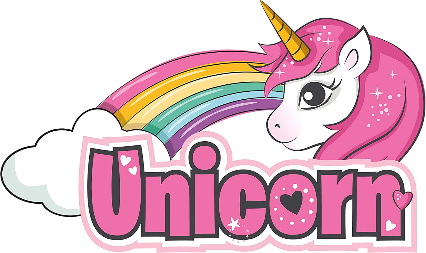 144R-UN Unicorn 14" Bicycle 14'', White & Pink
