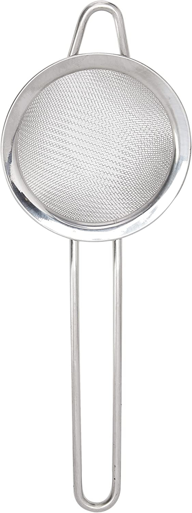 10A10005 Small Stainless Steel Sieve Grey 8Cm