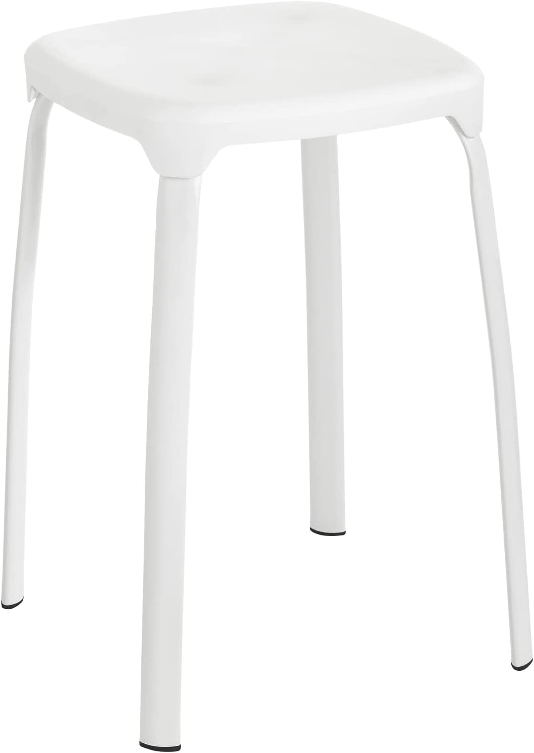 Bathroom Stool Losani, White, 29 X 29 X 46 Cm