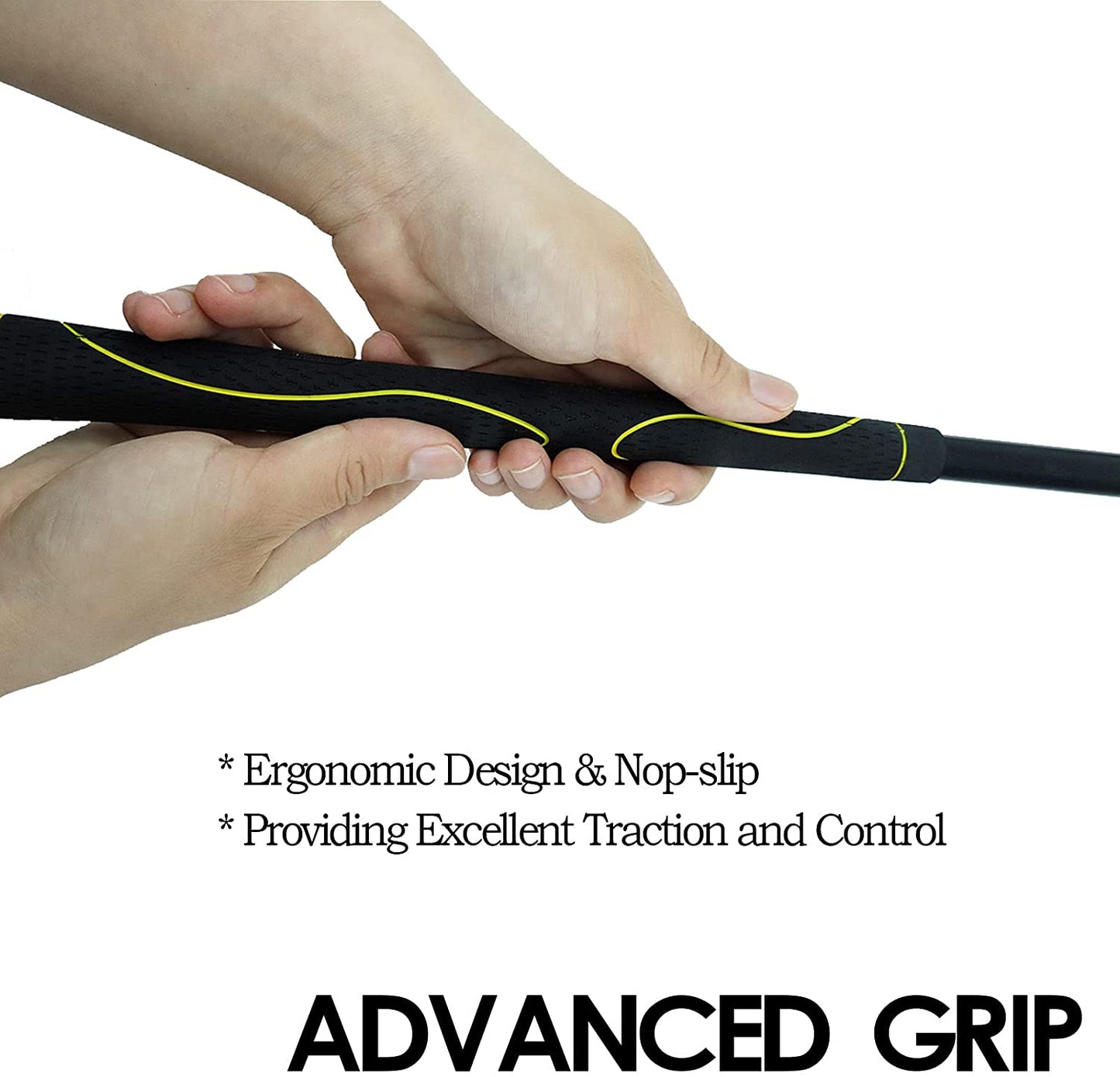 Golf Swing Trainer Training Aid Warm-Up Strength Speed Stick Tempo Ball Practice Tool 40 48 Inch, Golf Club Equipment Aids On-Course Accessory Grip Strength Outdoor