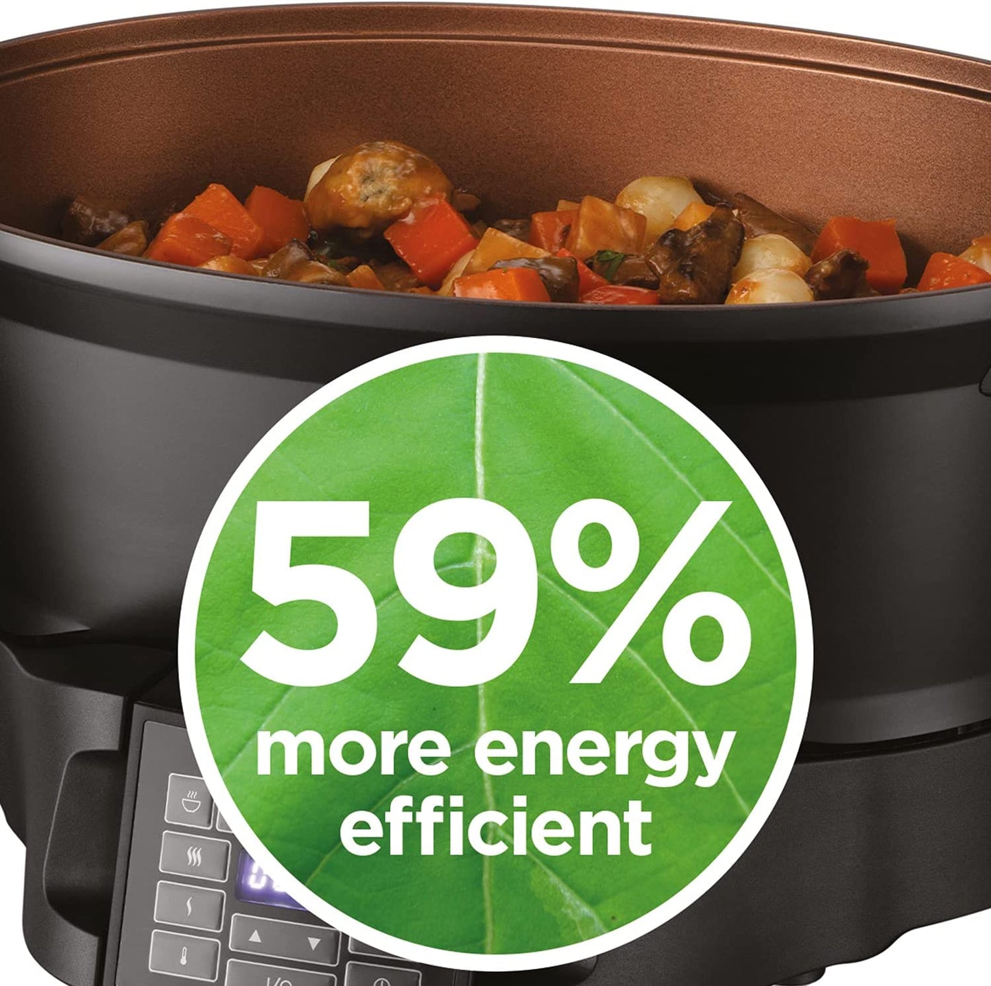 28270 Good-To-Go Multicooker - 8 Versatile Functions Including Slow Cooker, Sous Vide, Rice and Food Steamer, Black, 750 Watt