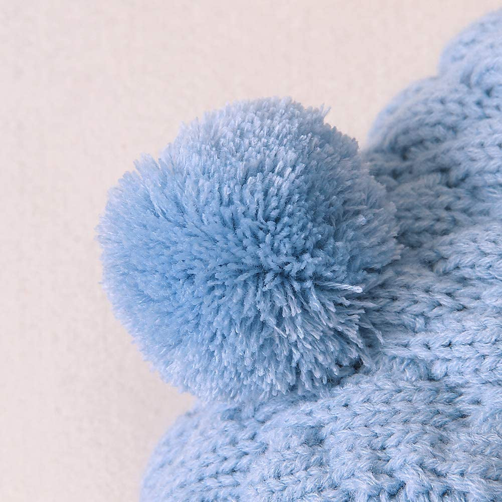 Baby Hooded Knitted Rompers Newborn Girls Boys Onesies Warm Sweater Jumpsuit Outfits