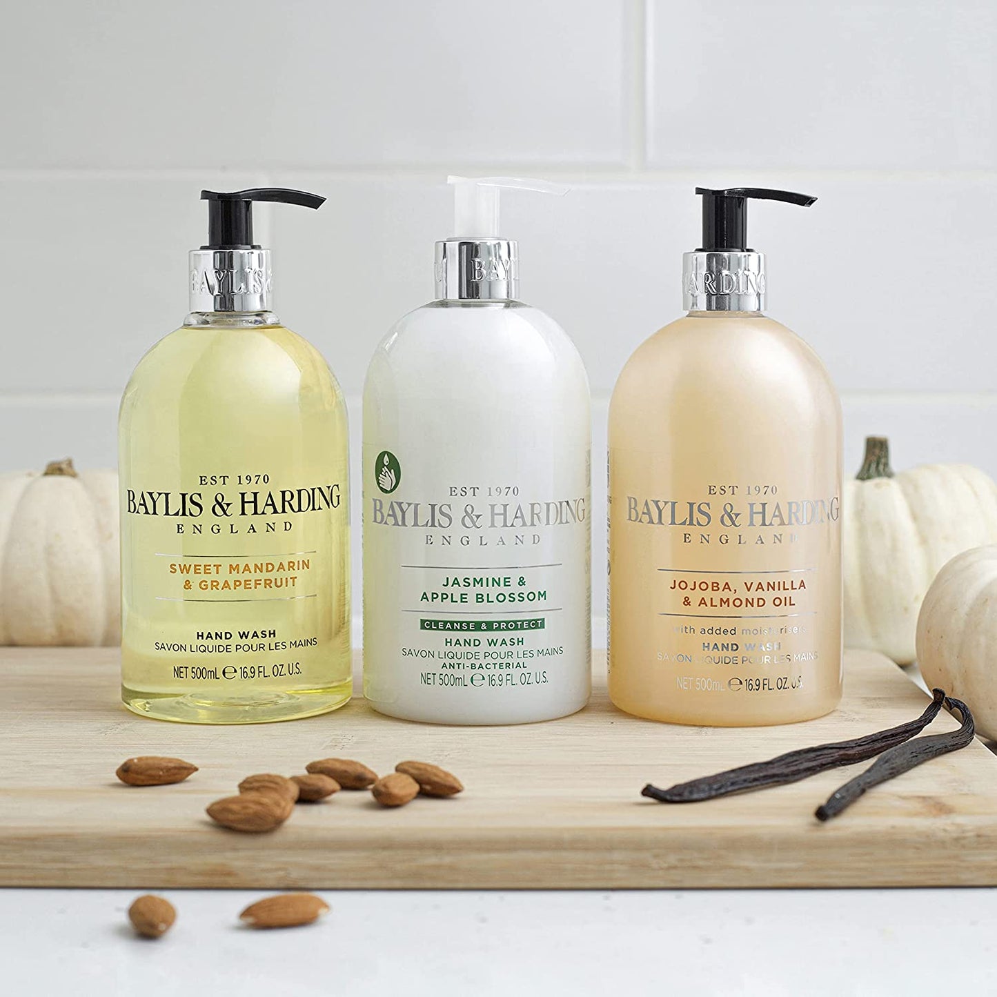 Sweet Mandarin and Grapefruit Hand Wash, 500 Ml, Pack of 3 (Packaging May Vary) - Vegan Friendly