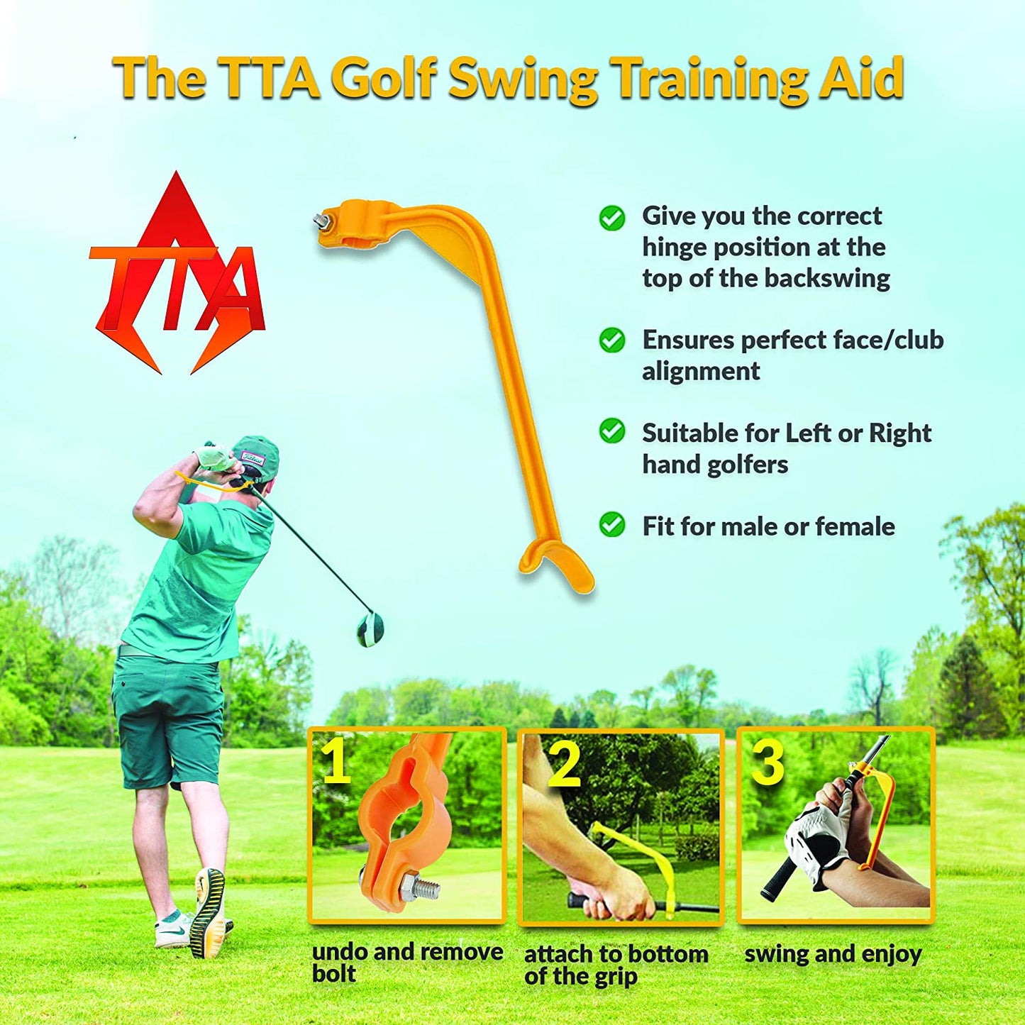 Upgraded Instructions/Golf Swing Plane Training Aid Golf Swing Guide Training Aid Golf Trainer Golf Swing Trainer/Guide/Tool - Swing Training Posture/Wrist Hinge/Swing Plane/Swing Alignment Corrector