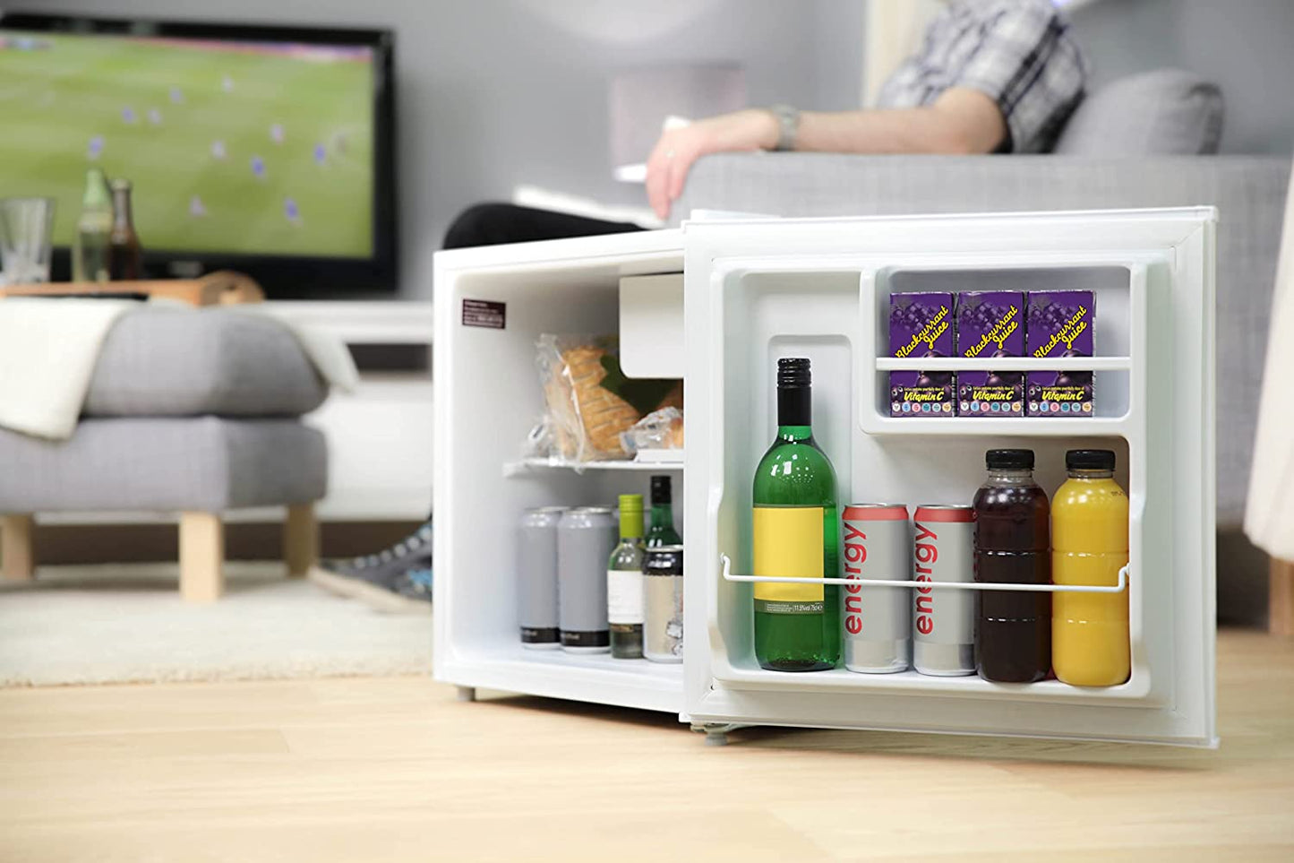 RHTTLF1 43L Table Top F Energy Rating Fridge White