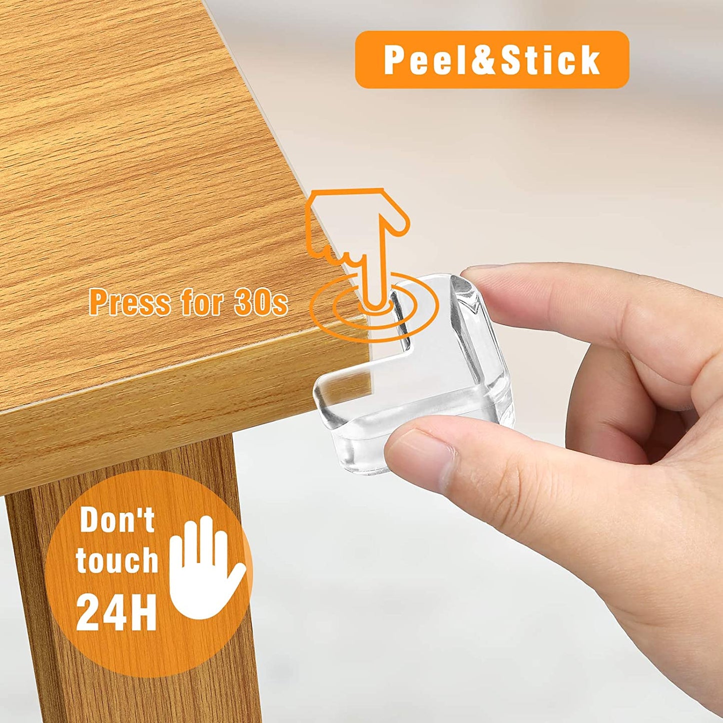 Corner Protectors for Kids, Baby Safety Corner Guards , Large and Thick Corner Guards 8 Pack with Latest Strong Adhesion
