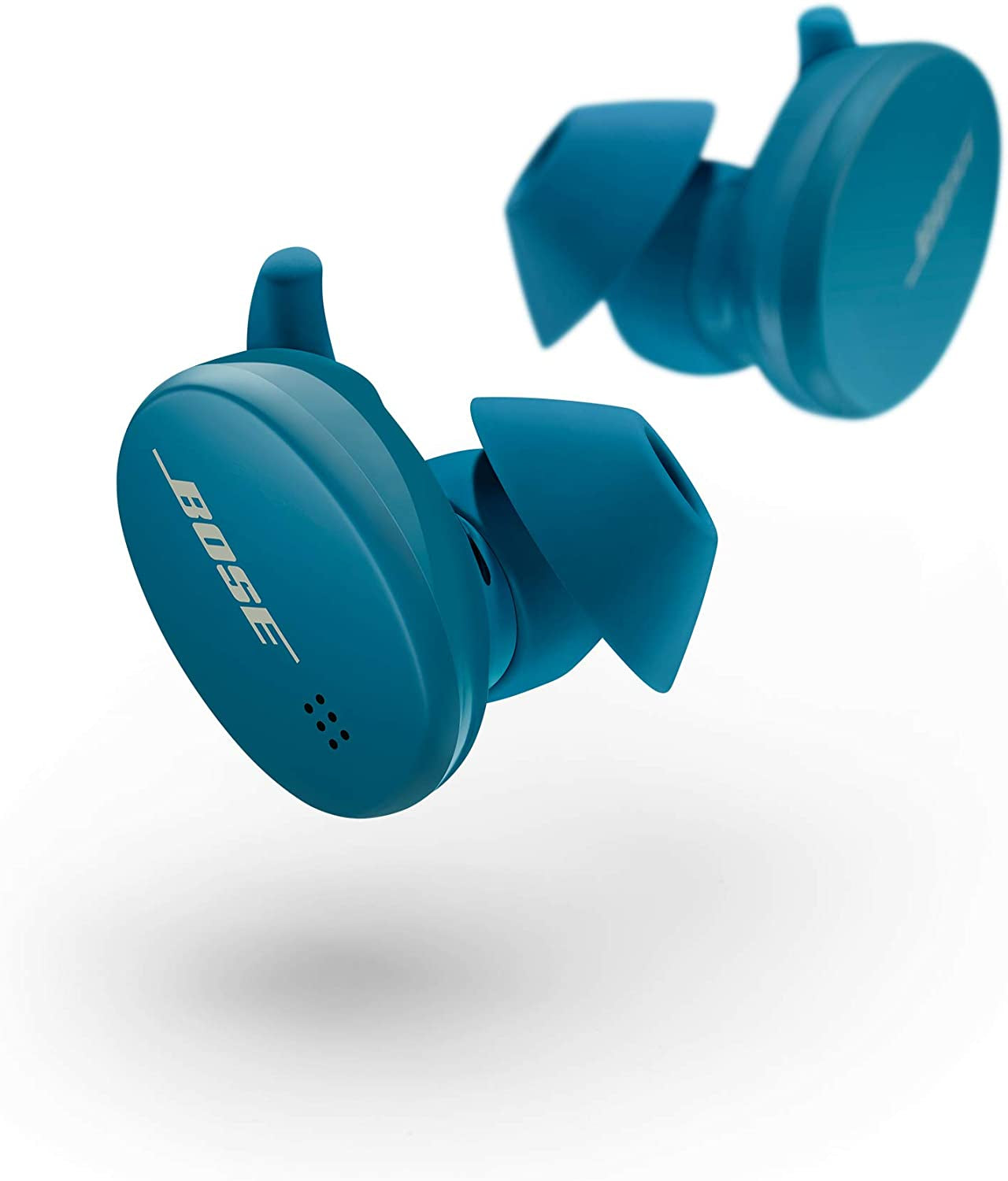 Sport Earbuds—True Wireless Earphones—Bluetooth Headphones for Workouts and Running—Baltic Blue