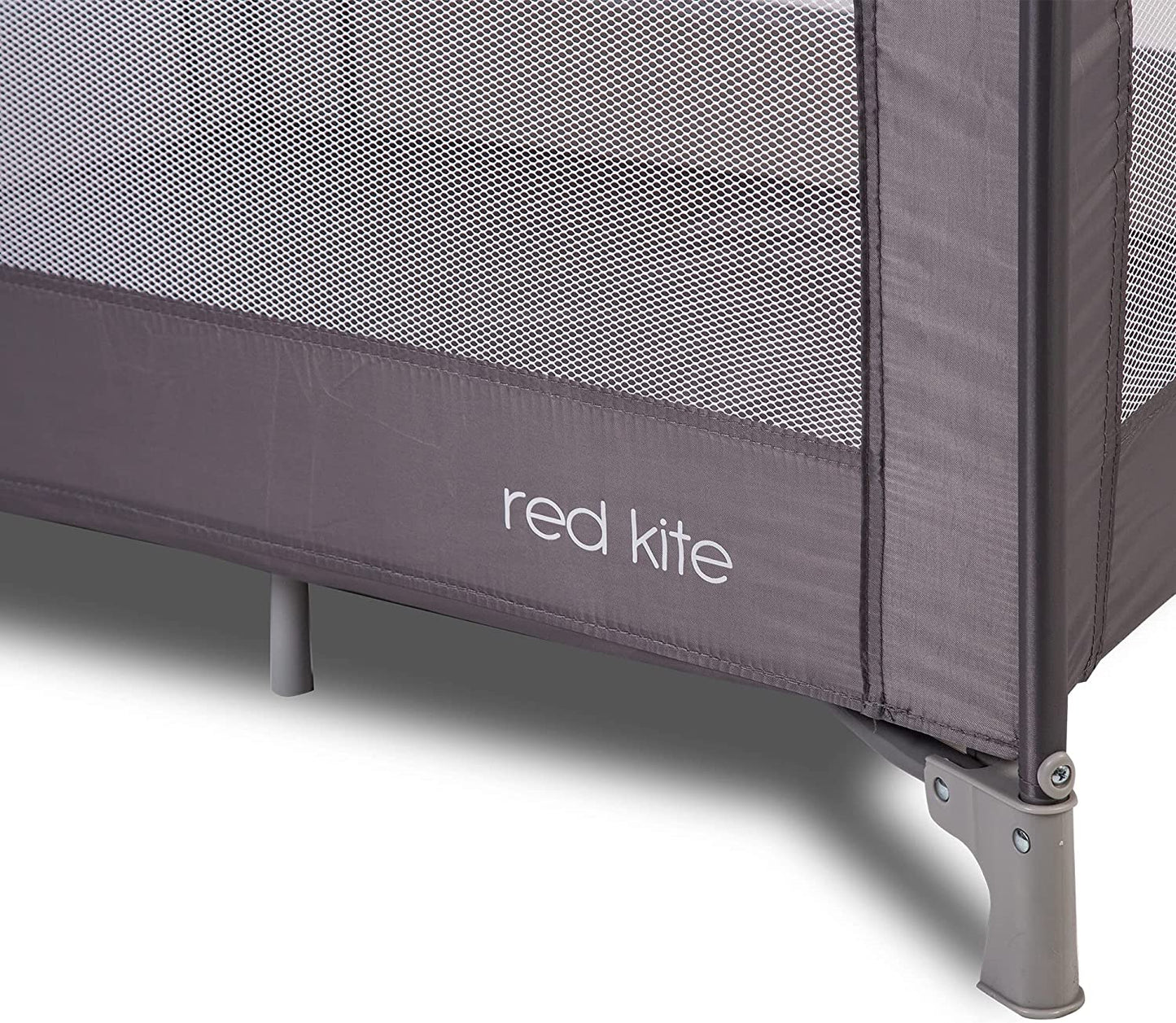 Sleeptight Travel Cot - Grey. Lightweight Padded Travel Cot Suitable from Birth