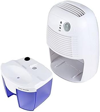 500ml Compact and Portable Mini Air Dehumidifier for Damp, Mould, Moisture in Home, Kitchen, Bedroom, Caravan, Office, Garage, Bathroom, Basement
